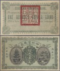 China: Szechnan Provincial Bank 10 Coppers ND P. S2808 in condition: XF with light stain.