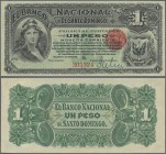 Dominican Republic: 1 Peso ND El Banco Nacional De Santo Domingo P. S131a, crisp original paper without any damages, original colors, condition: UNC.
