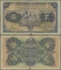 Egypt: National Bank of Egypt 50 Pounds May 2nd 1945, P.15c with signature: Nixon, well worn condition with many folds and creases, border tears and t...