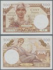 France: 100 Francs Tresor ND Fay VF32, with one center fold, otherwise no traces of use in condition: XF to XF+.