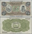 Iran: very rare banknote 2 Tomans 1913 P. 2, payable at ”Resht” only, pressed and with light folds in paper, very tiny restorations at upper and lower...
