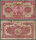 Iran: 20 Rials SH1313, P.26b, almost well worn condition with stains and a few tiny holes and small tears. Condition: VG to F-