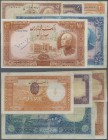 Iran: Highly rare set with 5 Banknotes 5, 10, 20, 100 and 500 Rials SH1317, P.32A, 33Aa, 34Ab, 36Aa, 37a in F- to F+ condition. (5 pcs.)