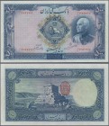 Iran: 500 Rials ND P. 37, vertically and horizontally folded, pressed but in spite of that optically appears much better, still strong paper and origi...