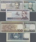 Lithuania: Nice lot with 3 Banknotes 100, 500 and 1000 Litu 1991, P.50a, 51, 52, all in perfect UNC condition. (3 pcs.)