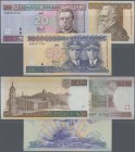 Lithuania: Lot with 3 Banknotes 10 Litu 1997, 20 and 50 Litu 1998, P.59-61, all in UNC condition. (3 pcs.)