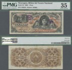 Nicaragua: 1 Peso 1906 P. 35, in condition: PMG graded 35 Choice VF.