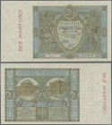 Poland: 20 Zlotych 1926 SPECIMEN, P.66s with soft vertical bend at center and tiny dint at lower left corner, otherwise perfect. Condition: XF