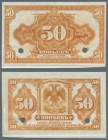 Russia: Provisional Siberian Administration 50 Kopeks ND(1918) SPECIMEN P.S828s with a few minor creases in the paper, especially at lower margin, oth...