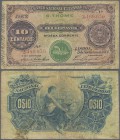 Saint Thomas & Prince: Banco Nacional Ultramarino 10 Centavos 1913, place of issue spelled ”S.THOME” and with Seal type ”Lisboa”, P.13, still nice and...