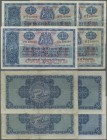 Scotland: set of 4 notes The British Linen Bank containing 4x 1 Pound with different dates 1939, 1952, 1956, 1957, the 1957 and 1939 in about VF, the ...