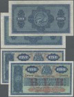 Scotland: set of 2 notes The British Linen Bank 5 Pounds 1959 P. 161b, in used condition with folds, no holes or tears, paper still with some crispnes...