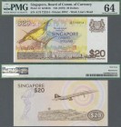 Singapore: 20 Dollars ND(1979) P. 12 in condition: PMG graded 64 Choice UNC.