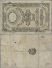 Turkey: 10 Kurush ND(1855-57), P.15, highly rare banknote, repaired and restored along the borders and tiny holes at center. Condition: VG