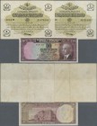Turkey: set of 3 notes containing 2x 5 Piastres ND P. 87 (VF+ and VF-) as well as 50 Kurus L.1930 P. 133 with waves in paper but very strong paper wit...