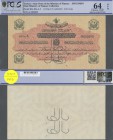 Turkey: 1/2 Livre ND(1916-17) Specimen P. 89s with zero serial numbers and specimen perforation in condition: PCGS graded 64 Choice UNC OPQ.