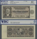 Turkey: 100 Lira L.1930 (1942), P.144a, WBG graded 61 Uncirculated