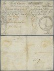 United States of America: Colonial Currency, South Carolina 10 Pounds June 1st 1775 P. NL, Fr. #SC99, used with folds, stronger vertical and horizonta...