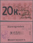 Belarus: City of Nowogrodek - Nawahrudak, 20 Kopeks 1915, P.NL (R 19963-5). RRR !! UNC.