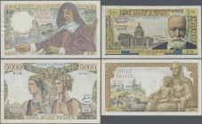 France: large lot of 143 banknotes from Banque de France containing the following Pick numbers: 72, 73, 78, 79, 90, 80, 83, 84, 85, 92, 95, 96, 93, 94...