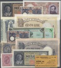 Italy: very big lot of about 1750 banknotes with many different issues of italian currency, containing the following Pick numbers in different qualiti...
