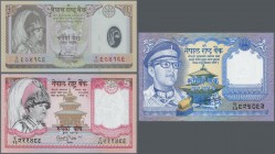 Nepal: 1974/2008 (ca.), ex Pick 22-60, quantity lot with 551 Banknotes in good to mixed quality, sorted and classified by Pick catalogue numbers, plea...