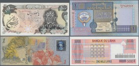 Middle East: lot of 120 banknotes Middle East containing mostly modern time banknotes from the following countries: Iran, Qatar, Lebanon, Iraq, Syria,...