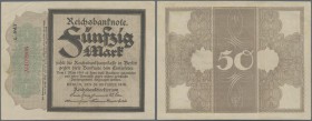 Deutschland - Deutsches Reich bis 1945: 50 Mark 1918 Ro. 56c in Erhaltung XF+ bis aUNC.