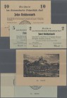 Deutschland - Alliierte Miltärbehörde + Ausgaben 1945-1948: Schwäbisch Hall, Kreisverband, 2, 5, 10, Reichsmark, 16.4.1945, Erh. I - II, total 3 Schei...