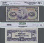 Deutschland - Bank Deutscher Länder + Bundesrepublik Deutschland: 50 Mark 1948 Ro. 242 in Erhaltung: CGA graded 58 aUNC.