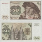 Deutschland - Bank Deutscher Länder + Bundesrepublik Deutschland: 50 DM 1970 Serie ”M/S”, Ro.272a in kassenfrischer Erhaltung: UNC