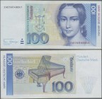 Deutschland - Bank Deutscher Länder + Bundesrepublik Deutschland: 100 DM 1989 Ersatznote Serie ”ZA/A”, Ro.294b, saubere Gebrauchserhaltung aus dem Uml...