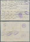 Deutschland - Notgeld - Elsass-Lothringen: Altkirch, Oberelsass, Mech. Ziegeleien Gebr. Gilardino, 5 Mark, 5.8.1914, entwertet, 2, 3, 4 Mark, 21.8.191...
