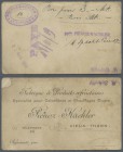 Deutschland - Notgeld - Elsass-Lothringen: Altthann, Oberelsass, Piénoz-Kachler, 3 Mark, 21. Aug. 1914 (gestempelt), handschr. KN ”14”, entwertet, Erh...