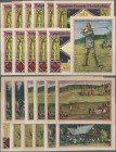 Deutschland - Notgeld - Thüringen: Oberhof, Gemeinde, je 4 x 75, 80, 90 Pf., 1.4.1922, Golfserie, 3 x Erh. I, 1 x Erh. II, total 12 Scheine
