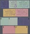 Deutschland - Notgeld - Westfalen: Sodingen, Amtmann, 10, 50 Pf., 1, 2, 3 Mark, 10.8.1914, Erh. meist II, total 5 Scheine