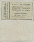 Deutschland - Notgeld - Württemberg: Giengen, Vereinigte Filzfabriken, 5 Mio. Mark, 20.9.1923, Datum gestempelt, Erh. III