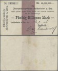 Deutschland - Notgeld - Württemberg: Heidenheim, Stadtkasse, 50 Mio. Mark, 26.9.1923, Datum handschriftlich, Erh. III-