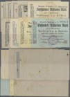 Deutschland - Notgeld - Württemberg: Vaihingen a. d. Fildern, Gemeinde, vollständige Serie von 9 Scheinen von 500 Tsd. bis 100 Mrd. Mark, 1923, Erh. m...