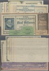 Deutschland - Notgeld - Württemberg: Waiblingen, Stadt, 11 Inflationsscheine von 100 Tsd. bis 5 Billionen Mark, 1923, Erh. meist II, Fa. Nörrlinger, M...