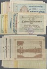 Deutschland - Notgeld - Württemberg: Waldsee, Oberamtsstadt, 2 Mio. Mark, 26.8.1923, 20, 50, 200, 500 Mio., 10, 50, 100 Mrd., 5, 10 Billionen Mark, 21...