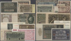 Deutschland - Sonstige: Große Kiste mit mehr als 8500 Banknoten Deutschland, überwiegend Kaiserreich und Inflation dabei auch Weimarer Republik, beset...