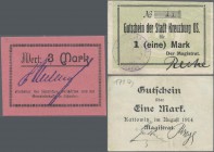 Deutschland - Notgeld - Ehemalige Ostgebiete: Oberschlesien, Notgeld von 1914, Lot von 32 verschiedenen Scheinen aus 11 Ausgabestellen, dabei Bielscho...