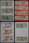 Varia: 1987-2014: Beautiful collection, mosty uncirculated Disney dollars (banknotes valid in Disney Parks), including many scarce and rare notes, lik...