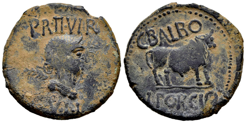 Kelse-Celsa. Unit. 50-30 BC. Velilla de Ebro (Zaragoza). (Abh-800). (Acip-1493)....