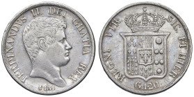 NAPOLI Ferdinando II (1830-1859) Piastra 1831 - Nomisma 923 AG (g 27,41)

BB
