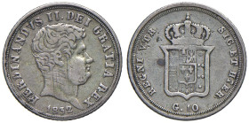 NAPOLI Ferdinando II (1830-1859) Carlino 1832 Stemma piccolo - Nomisma 1042 AG (g 2,22) RRR

qBB