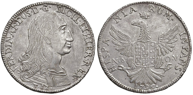 PALERMO Ferdinando III (1759-1816) 12 Tarì 1796 - Serio 206 (FERDINANDUS al D/) ...