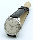 TISSOT. Seastar. Movimento a carica manuale. Cassa in acciaio con diametro da 34mm. Dial panna con indici a bastone applicati. Ore, minuti e secondi a...