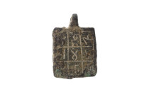 Roman or Medieval  Pendant with Magical Symbols